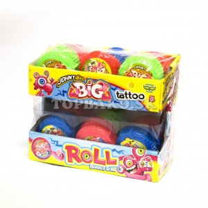 Johny Bee Big Roll žuvačky 40g s tetovačkou